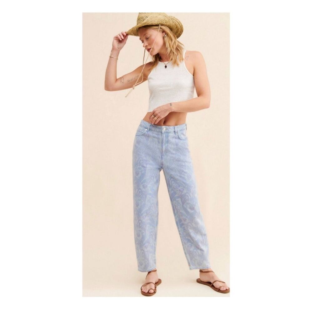Anthropogie Scotch & Soda Tide Jeans Balloon Fit Women’s 31 32 Printed